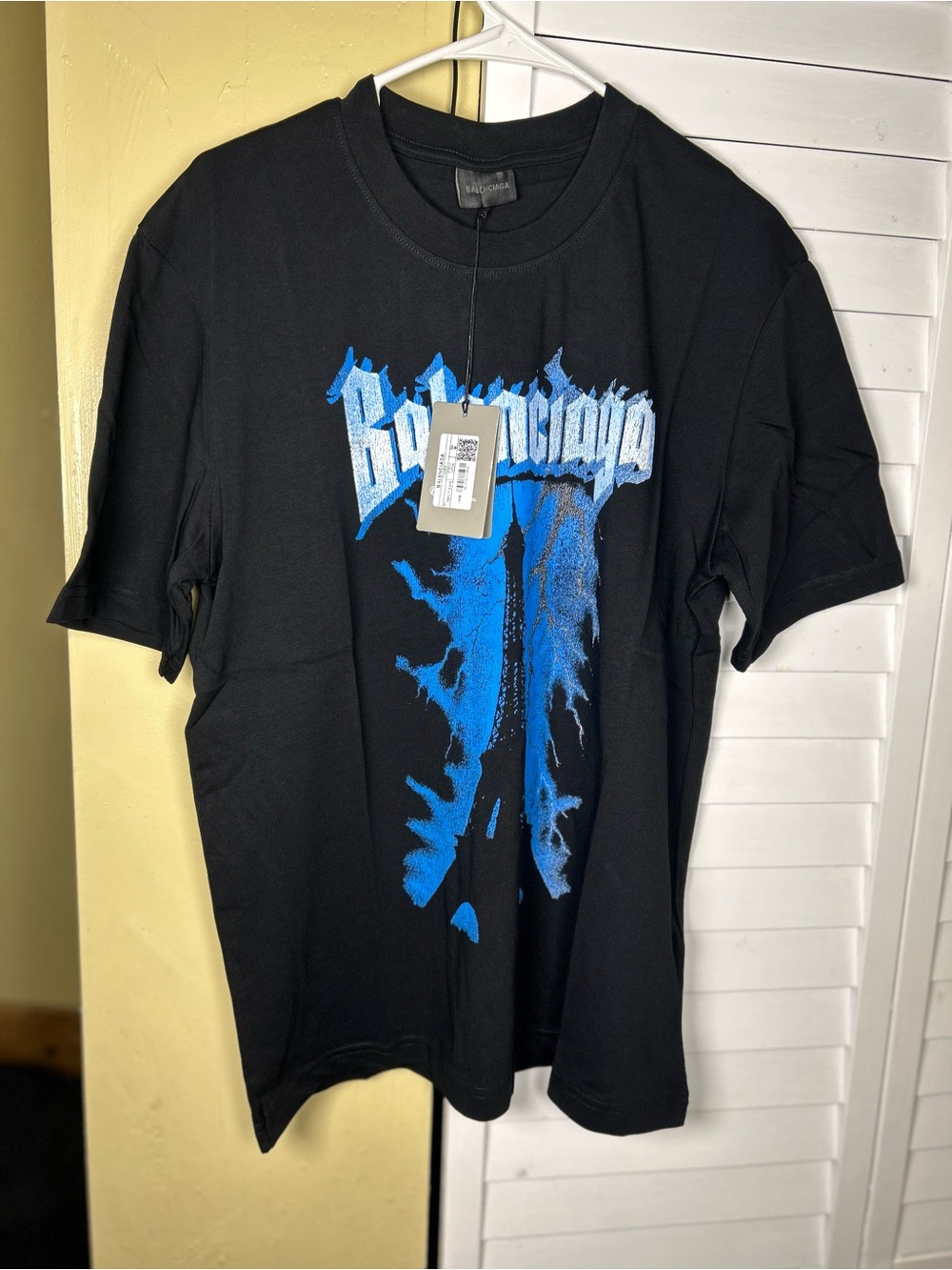 MEN'S PARIS THUNDERSTORM OVERSIZED T-SHIRT IN BLACK